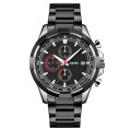 Skmei 9192 Quartz Analog Waterproof 3ATM Stainless Steel Black Gold Luxury Men Wrist Watch